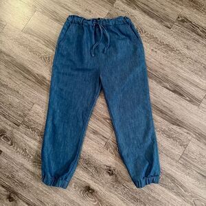 Askk Ny Sunset Chambray Jogger Pant